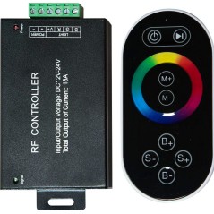 Контроллер к LED ленте RGB 12-24v с сенсорным черным ПДУ