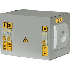 Ящик с понижающим трансформатором ЯТП-230/24/0.25 IP30 с автоматами УХЛ4