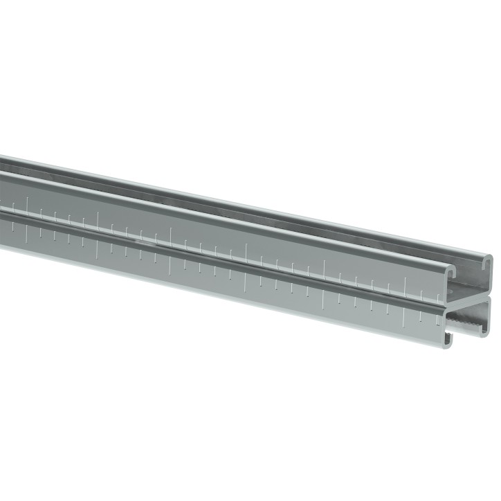 STRUT-профиль перфорированный двойной 41х21х2600-1,5 HDZ STRUT-профиль перфорированный двойной 41х21х2600-1,5 HDZ