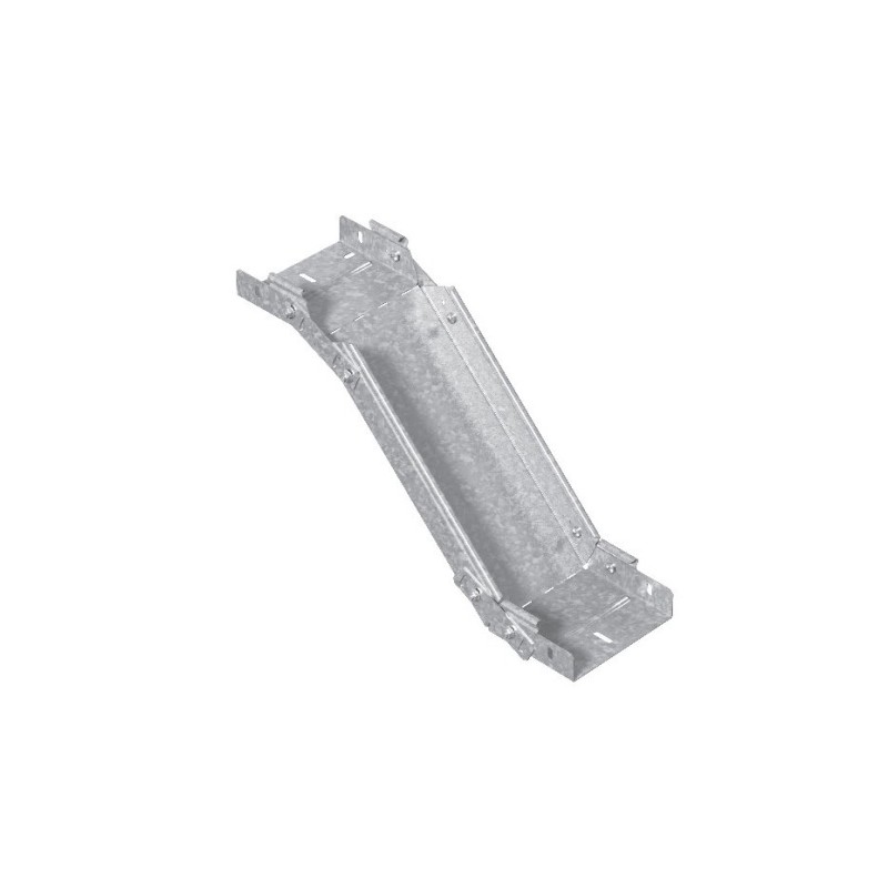 Поворот вертикальный регулируемый 100х50, толщина 1,0 мм, Сендзимир цинк