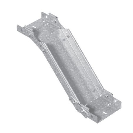 Поворот вертикальный регулируемый 100х50, толщина 1,0 мм, Сендзимир цинк