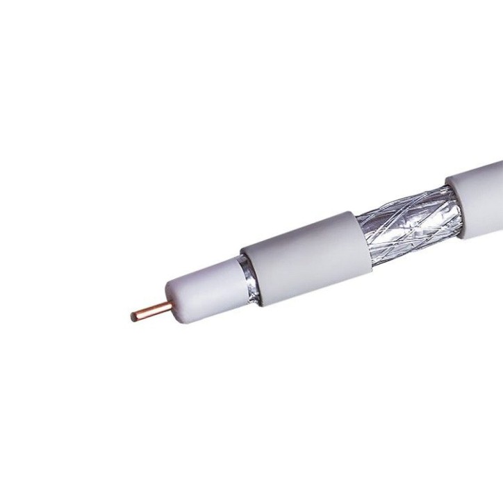 Кабель коаксиальный RG-6 белый CCS 1,02 / Conduct. 18% / Al 48х0,12 / PVC Net.on 100м (RG-6/48 ССS) Кабель коаксиальный RG-6 белый CCS 1,02 / Conduct. 18% / Al 48х0,12 / PVC Net.on 100м (RG-6/48 ССS)