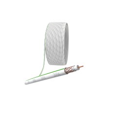 Кабель коаксиальный SAT 703 B 75 Ом Cu/(оплётка Cu 75%) PVC цвет белый 100 м