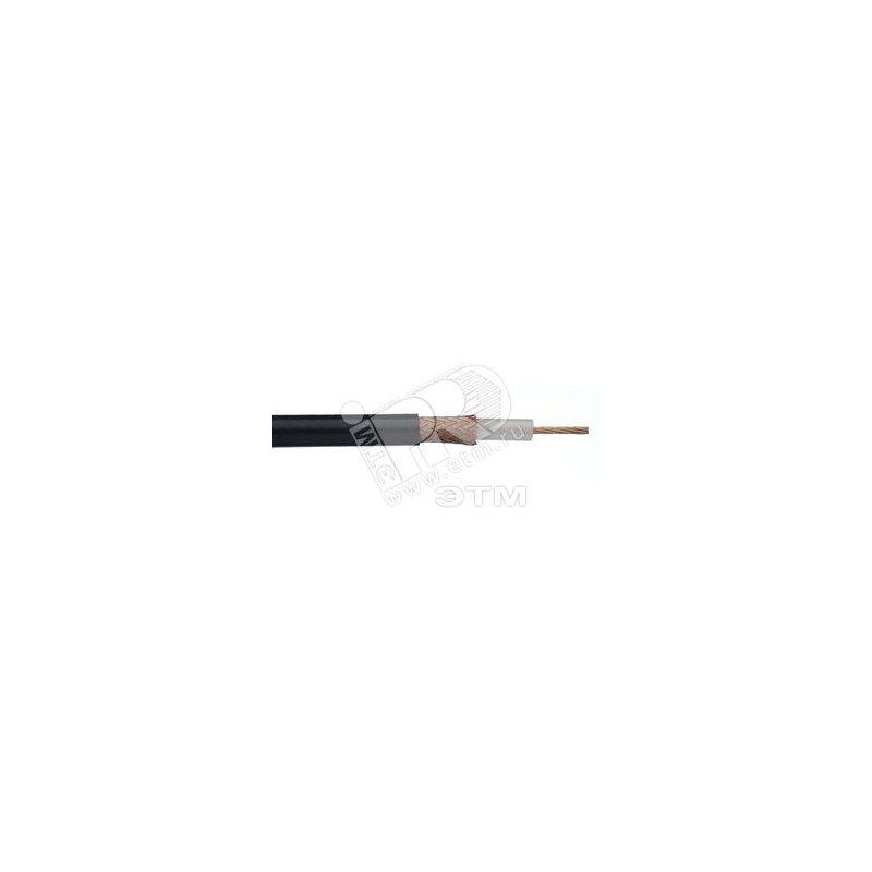 Hyperline COAX-RG6-CU-500 Кабель коаксиальный RG-6, 75 Ом (ТВ, SAT, CATV), жила - 1.02 мм (18 AWG, медь, solid), экран - фольга+