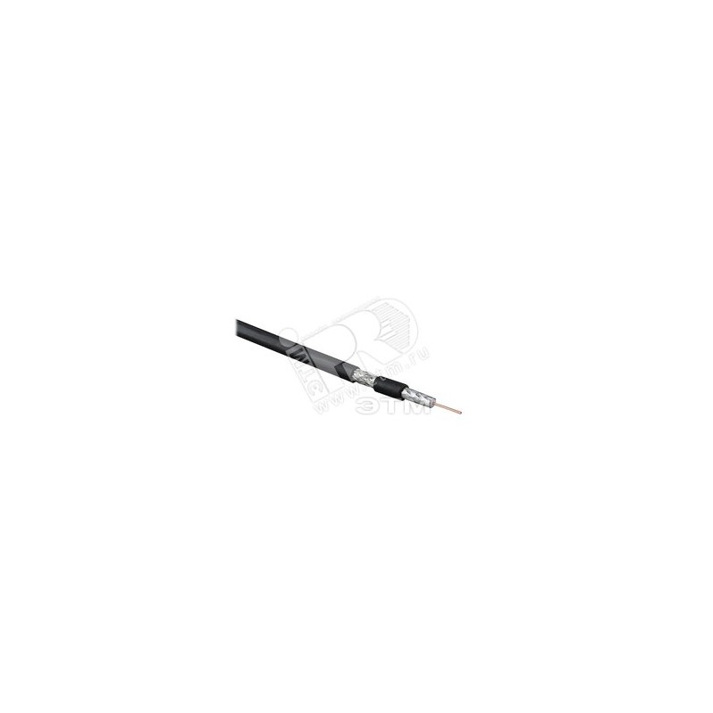 Hyperline COAX-RG6-500 Кабель коаксиальный RG-6, 75 Ом (ТВ, SAT, CATV), жила - 18 AWG (1.02 mm, омедненная сталь), общий диаметр