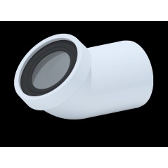 Труба фановая АНИ 110x45 градусов