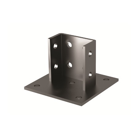 Крепление к потолку усиленное для профиля 41х41 горячеоцинкованное