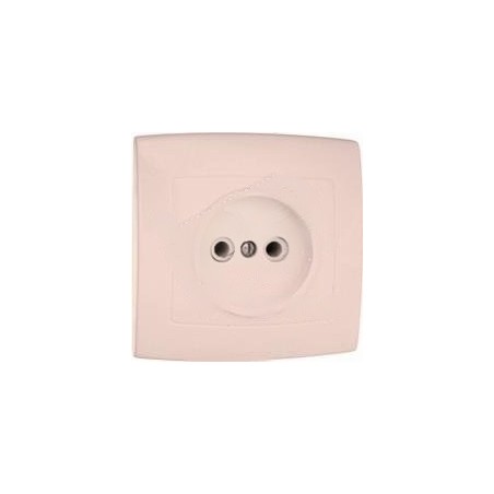 Елизавета Розетка 1 пост скрытая слоновая кость РС10-192