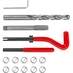Набор для восстановления резьбы M10x1.25, 15 предметов