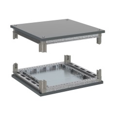 Комплект, крыша и основание, для оцинкованных шкафов CQE, 600X600 мм