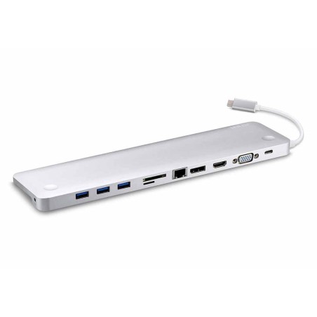 USB-C Мультипортовая док станция со сквозной передачей питания/ USB-C Multiport Dock with Power Pass-Thru