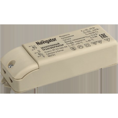Трансформатор электронный 60w 12v с защитой