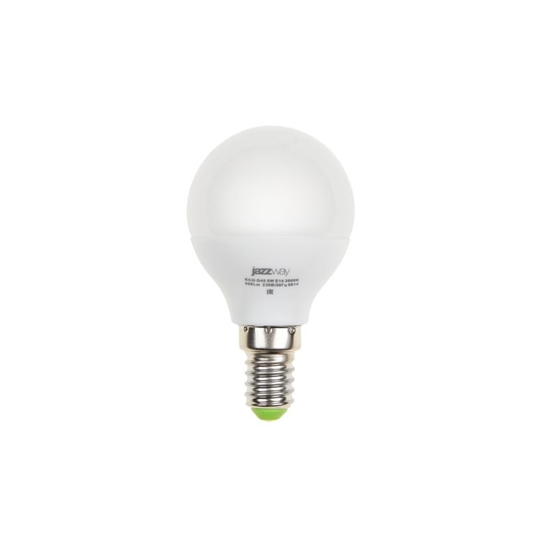 Лампа светодиодная LED 5Вт E14 400Лм белый матовая шар 230V/50Hz ECO