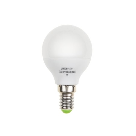 Лампа светодиодная LED 5Вт E14 400Лм теплый матовая шар 230V/50Hz ECO