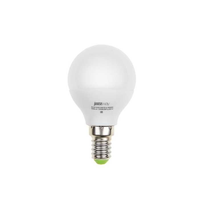 Лампа светодиодная LED 5Вт E14 400Лм теплый матовая шар 230V/50Hz ECO Лампа светодиодная LED 5Вт E14 400Лм теплый матовая шар 230V/50Hz ECO
