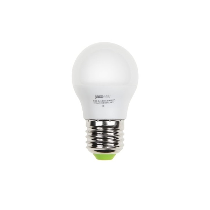 Лампа светодиодная LED 5Вт E27 400Лм теплый матовая шар 230V/50Hz ECO Лампа светодиодная LED 5Вт E27 400Лм теплый матовая шар 230V/50Hz ECO