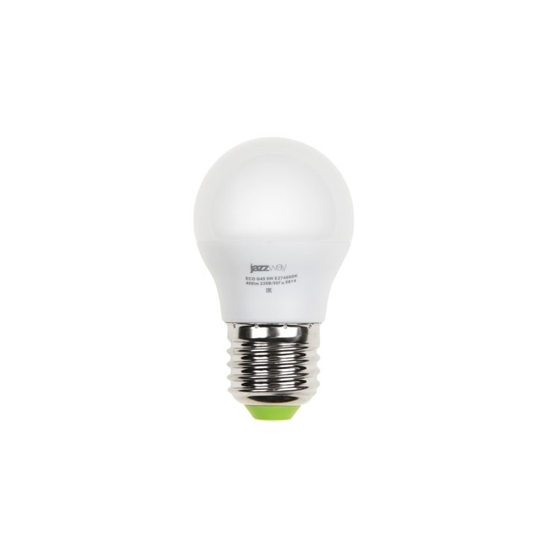 Лампа светодиодная LED 5Вт E27 400Лм белый матовая шар 230V/50Hz ECO