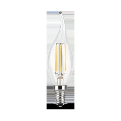 Лампа Gauss Filament Свеча на ветру 5W 420lm 2700К Е14 диммируемая LED 1/10/50