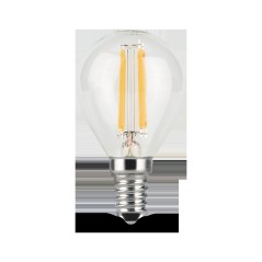 Лампа светодиодная филаментная LED 9 Вт 680 лм 2700К шар P45 теплый E14 AC 220В прозрачная колба Bla