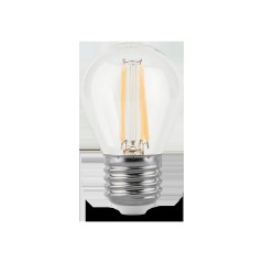Лампа светодиодная филаментная LED 7 Вт 550 лм 2700К шар P45 теплый E27 AC 220В прозрачная колба Bla