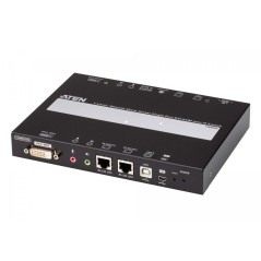 Удлинитель, KVM+DVI, управление по IP, Rackmount/Desktop, 10/100 Base-T, с KVM-шнурами PS2 1х1.2м. USB 1x1.2м., TCP/IP, (Virtual