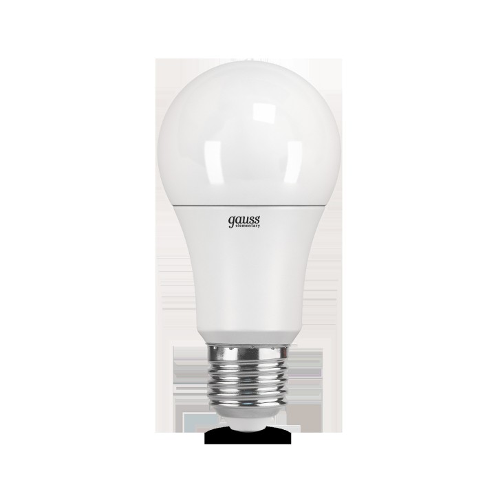 Лампа Gauss Elementary A60 15W 1480lm 6500K E27 LED 1/10/50