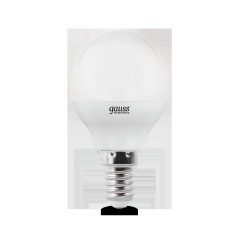 Лампа светодиодная LED 10 Вт 730 лм 4100К шар P45 нейтральный E14 AC 220В Elementary Gauss