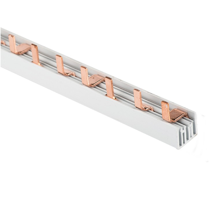 Шина соединительная типа PIN (штырь) 3-фазная 63А (1м) Шина соединительная типа PIN (штырь) 3-фазная 63А (1м)