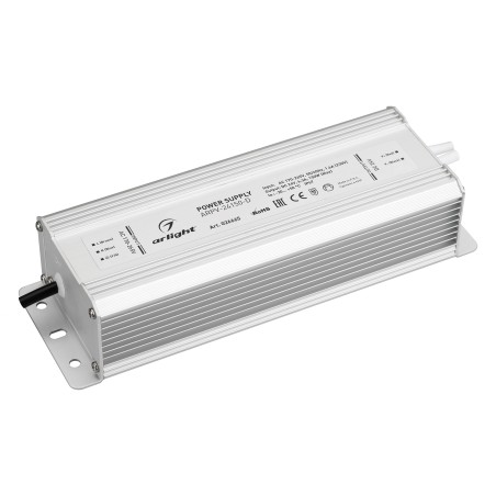 Блок питания ARPV-24150-D (24V, 6.3A, 150W) (ARL, IP67 Металл, 3 года)