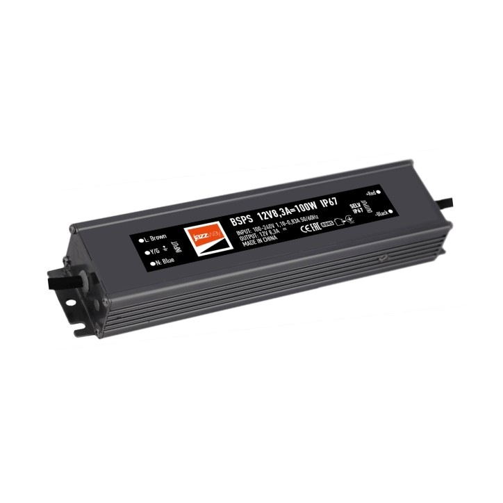 BSPS 12V8,30A-100W IP67 3 г.гар. Jazzway