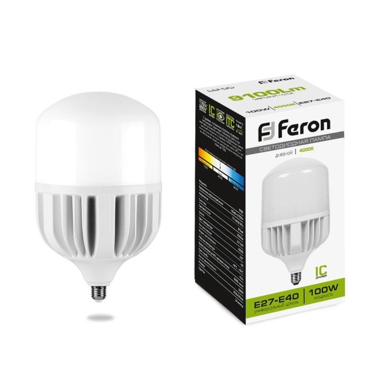 Лампа светодиодная LED 40вт Е27/Е40 белый Лампа светодиодная LED 40вт Е27/Е40 белый