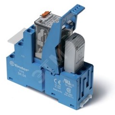 Модуль интерфейсный (сборка 55.34.9.024.0040 + 99.02.9.024.99 + 94.04SMA), электромеханическое реле, 4CO 7A, контакты AgNi, пита
