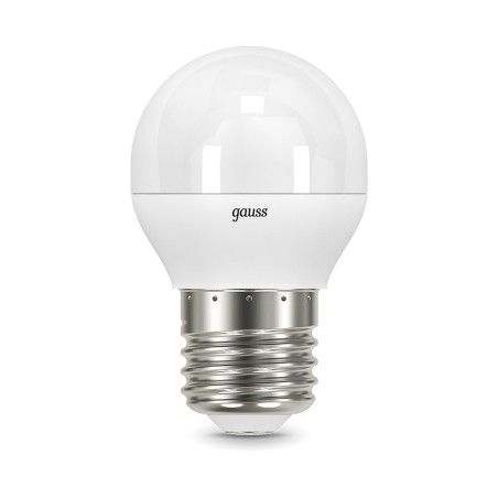 Лампа светодиодная LED 6.5 Вт 520 лм 3000К шар P45 теплый E27 AC 220В Black Gauss