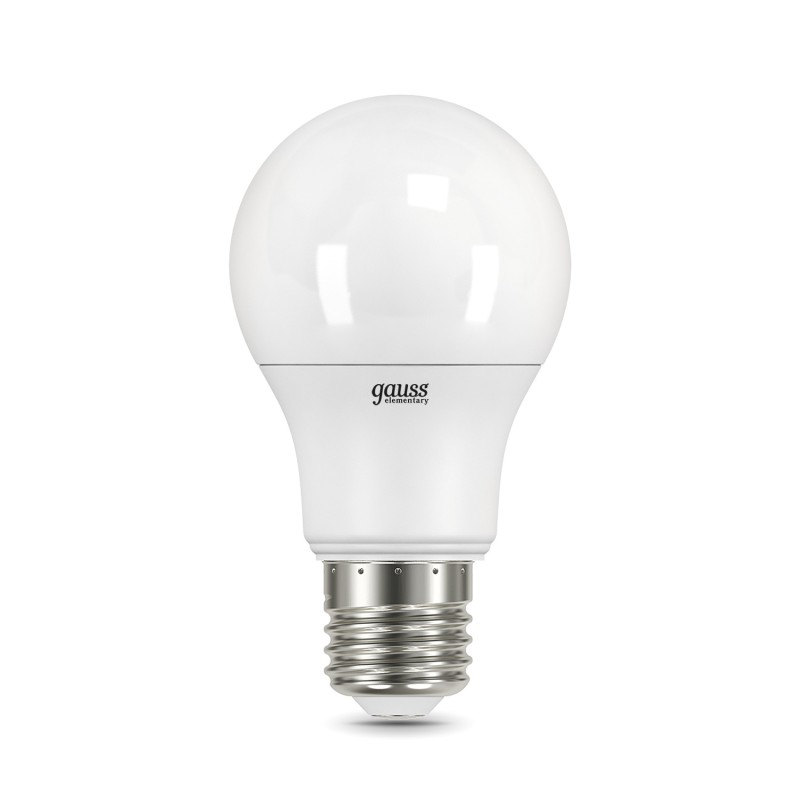 Лампа светодиодная LED 7 Вт 540 лм 4100К А60 груша нейтральный E27 AC 220В Elementary Gauss