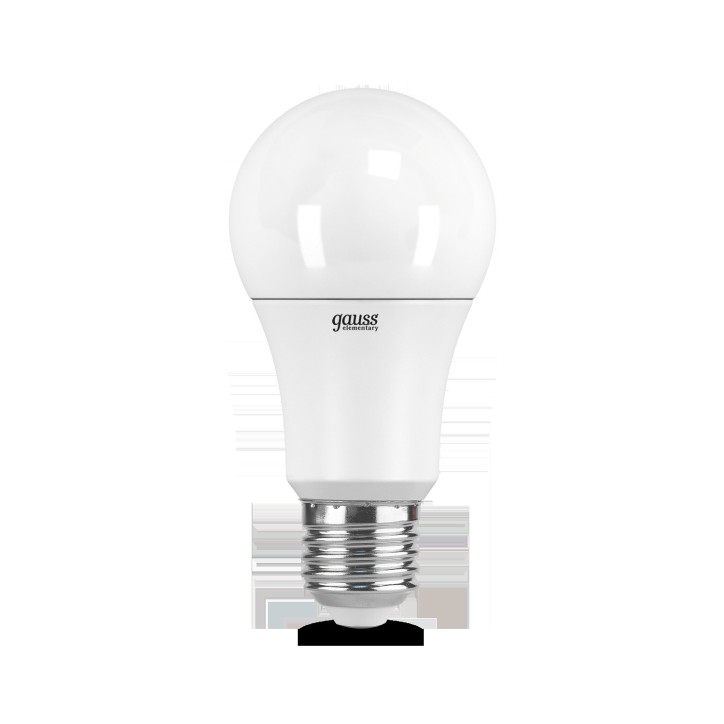 Лампа Gauss Elementary A60 12W 1170lm 6500K E27 LED 1/10/50