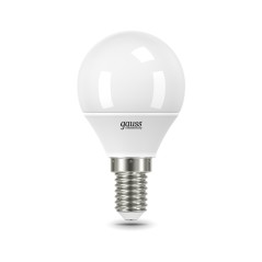 Лампа Gauss Elementary Шар 10W 750lm 6500K Е14 LED 1/10/100