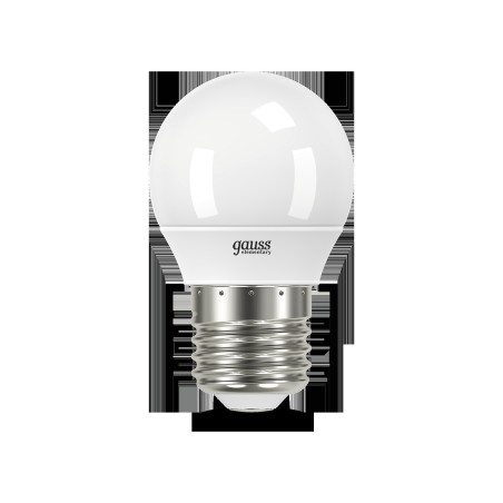 Лампа светодиодная LED 6 Вт 470 лм 6500К шар P45 холодный E27 AC 220В Elementary Gauss