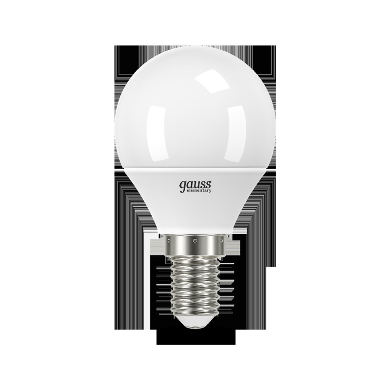 Лампа светодиодная LED 12 Вт 880 лм 3000К шар P45 теплый E14 AC 220В Elementary Gauss