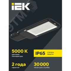 Светильник LED ДКУ 1013-100Д 5000К IP65 IEK