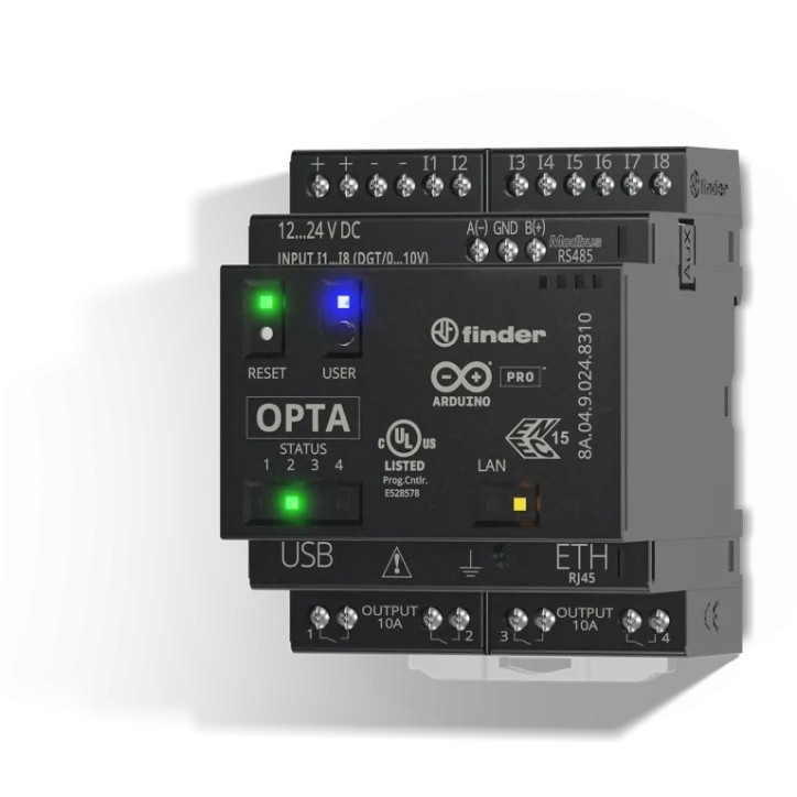 Реле программ. логическое OPTA LITE (8DI/AI(0-10B) 4DO ethernet)