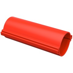 Труба гладкая разборная d-110мм красная (3м)