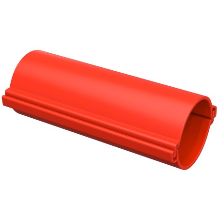 Труба гладкая разборная d-110мм красная (3м)