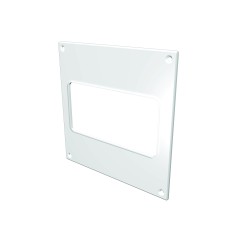 Накладка торцевая пластик 264х119 для воздуховода 60х204