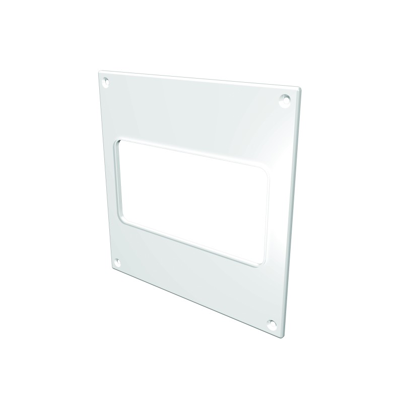 Накладка торцевая пластик 264х119 для воздуховода 60х204