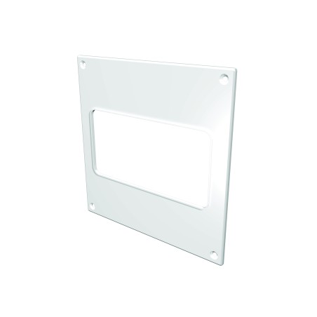 Накладка торцевая пластик 264х119 для воздуховода 60х204