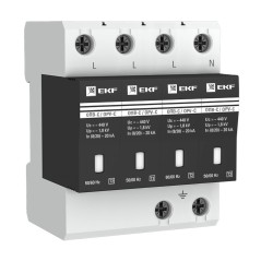 Ограничитель импульсных напряжений серии ОПВ-C/4P In 20кА 400В EKF