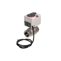 Кран шаровой Ридан AMZ-113R PN40 DN25 KVS60 Tmax110°C Rp1 CW617N 3х-ходовой