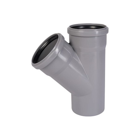 Тройник канализационный 45 град. 110х50