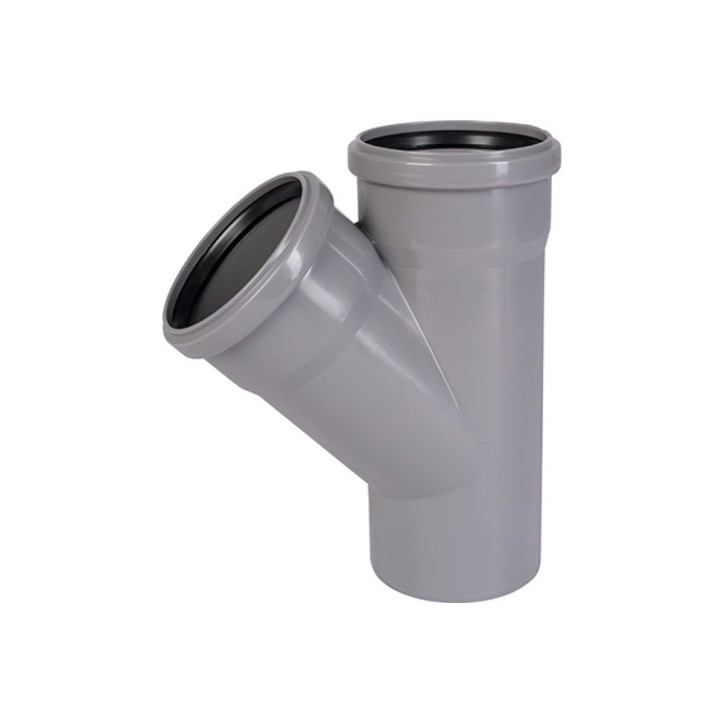 Тройник канализационный 45 град. 110х50