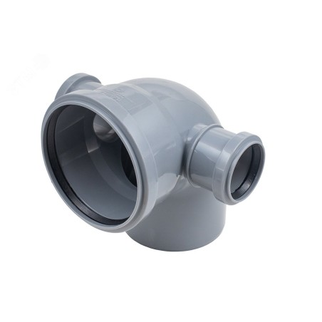 Отвод 90 град. 110 с выходом 50 левый+правый